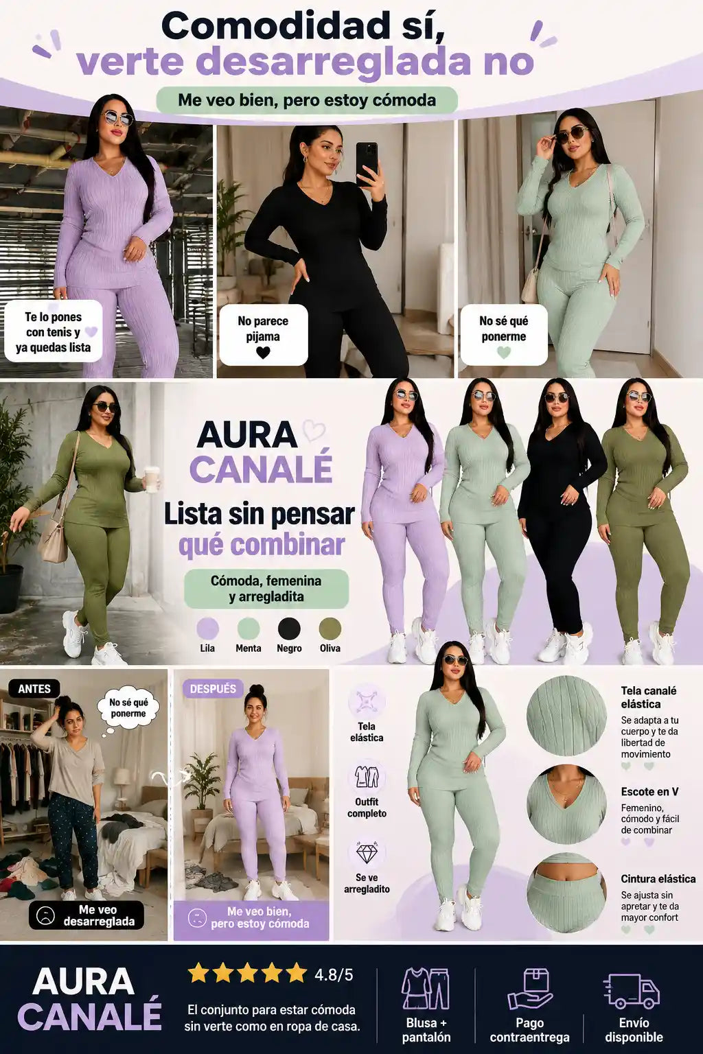 Conjunto De Hilo Canalé